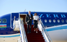 Prezidentlə xanımı Qırğızıstana getdi