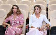 Mehriban Əliyeva qızı ilə açılışda