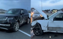 “Mercedes”lə “Range Rover” toqquşdu