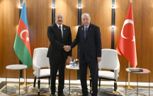 İlham Əliyev Ərdoğanla görüşdü