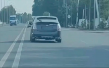 Üzərinə “Şəhid anası” yazılmış nömrəsiz maşınla qaydaları pozdu, saxlanıldı