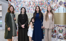 Leyla və Alyona Əliyevalar Azərbaycan xalçaları sərgisində