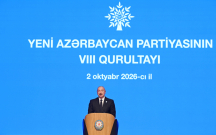 Prezident YAP-ın VIII Qurultayında