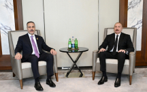 İlham Əliyev Hakan Fidanla görüşdü