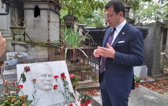 İmamoğlu Parisdə bu iki şəxsin qəbrini ziyarət etdi