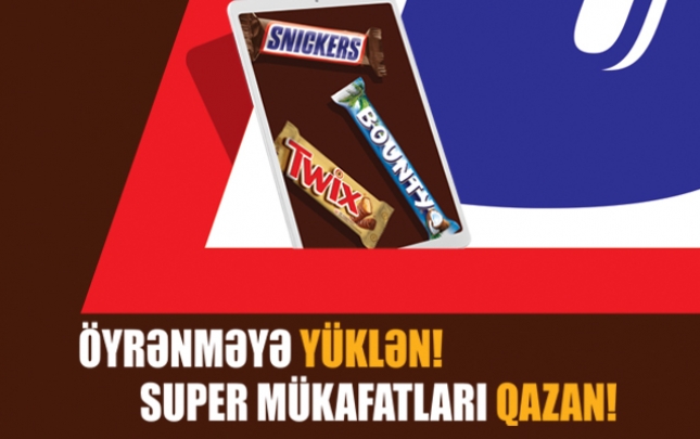 Snickers, Bounty, TWIX al və qalib ol