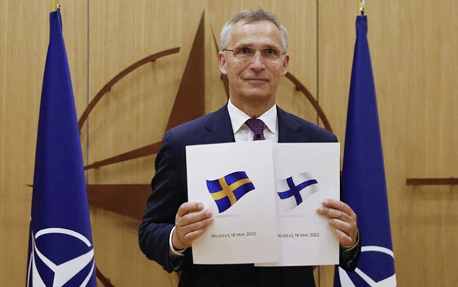 Stoltenberq Ərdoğanla Finlandiya və İsveçin NATO-ya üzvlük məsələsini müzakirə etdi