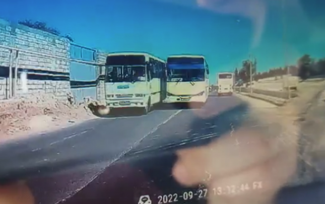 Bakıda avtobus sürücüsü dəhşət saçdı