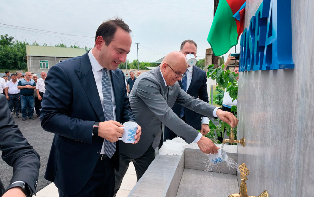 ADSEA daha bir kəndi içməli su ilə təmin edib  – Fotolar