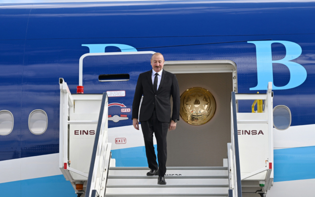 Prezident Almaniyadadır  – Fotolar