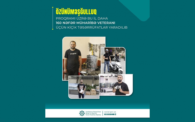 Müharibə veteranları üçün kiçik təsərrüfatlar yaradıldı  – Foto