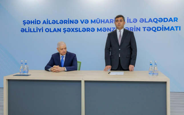 Naxçıvanda şəhid ailələri və qazilərə 68 mənzil verildi  – Fotolar