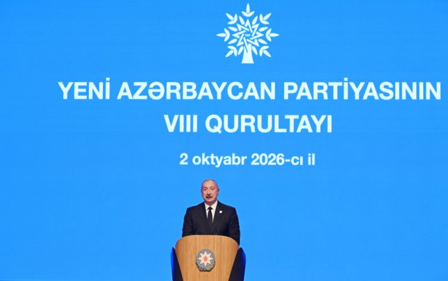 Prezident YAP-ın VIII Qurultayında  – Fotolar