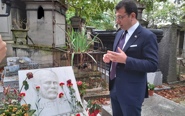 imamoglu-parisde-ahmet-kayanin-mezarini-ziyaret-etdi