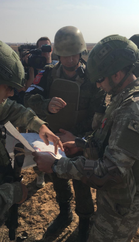 Rusiya ilə Türkiyə Suriyada ortaq patrul xidmətinə başladı - Fotolar