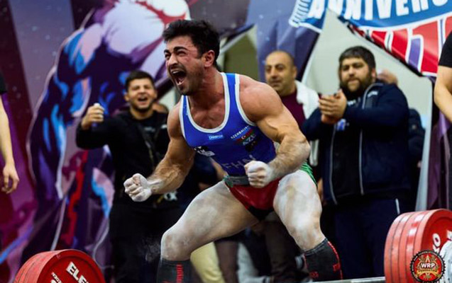 Azərbaycanlı idmançı Rusiyada dünya rekordu ilə “qızıl” qazandı