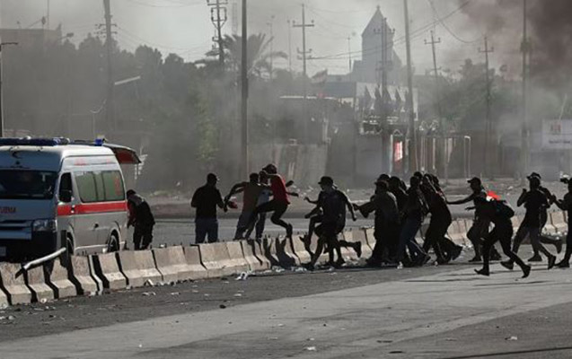 iraqda-aksiyacilarla-polis-toqqusdu-yaralilar-var