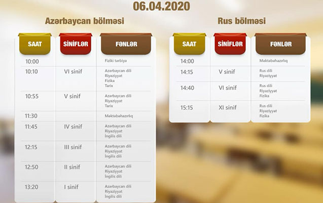 ders-vaxtinin-6-aprel-cedveli