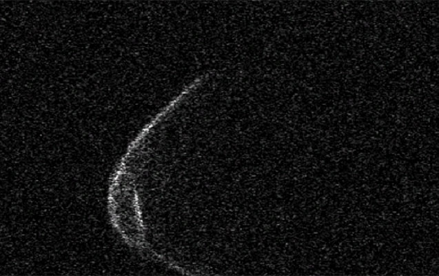 Yerə yaxınlaşan asteroidin fotosu yayımlandı