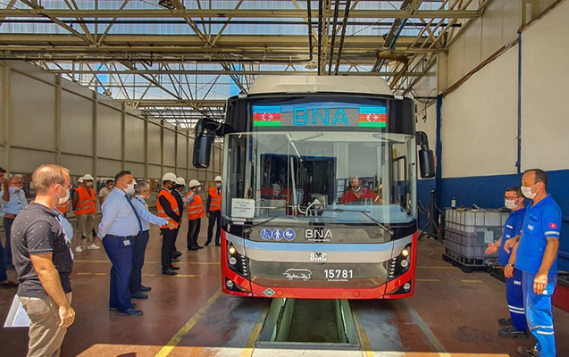 Bakıya 115 yeni avtobus gətirilir - Foto