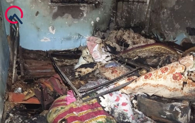 78 yaşlı kişi evində yanaraq öldü