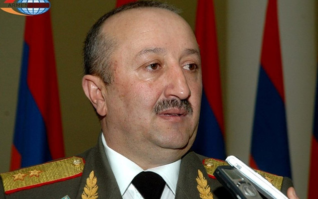 Ermənistanın baş hərbi müfəttişi  istefa verdi
