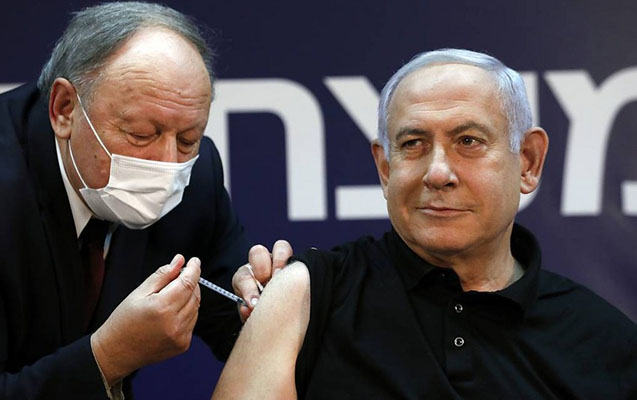 İsraildə koronavirus peyvəndi ilk olaraq Netenyahuya vuruldu