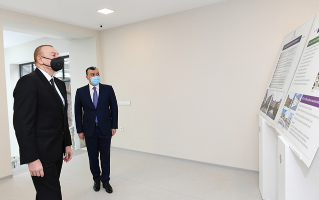 Prezident Şağan Reabilitasiya Pansionatının açılışını etdi
