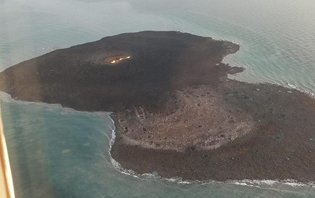 Vulkanın püskürdüyü yerdən - Video