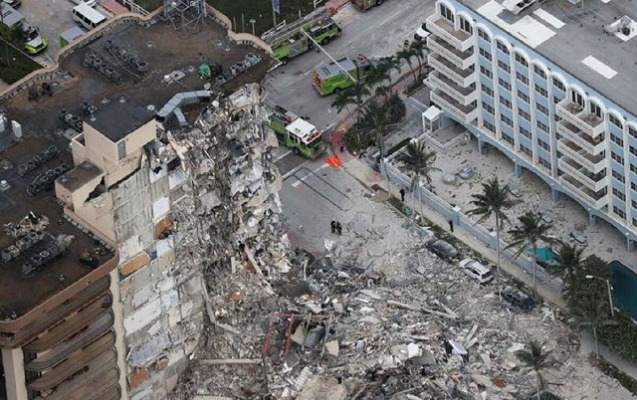 ABŞ-da binanın çökməsi nəticəsində ölənlərin sayı 75-i ötdü