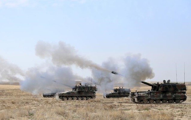Türkiyə artilleriyaçıları azı 9 terrorçunu məhv etdi