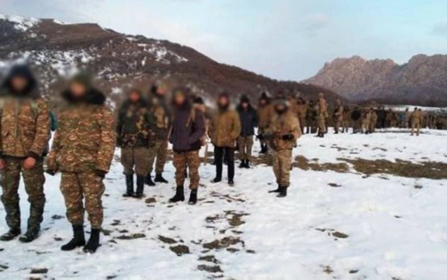 Azərbaycan xüsusi təyinatlılarına təslim olan 62 erməni diversantın
