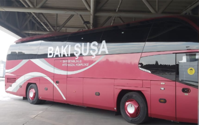 В Шушу и Агдам отправились первые пассажирские автобусы