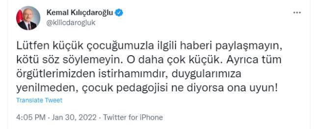 Kılıçdaroğludan ona “xain” deyən uşaqla bağlı - Açıqlama