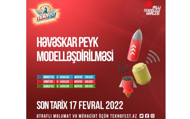 heveskar-peyk-modellesdirilmesi-musabiqesine-qeydiyyat-davam-edir