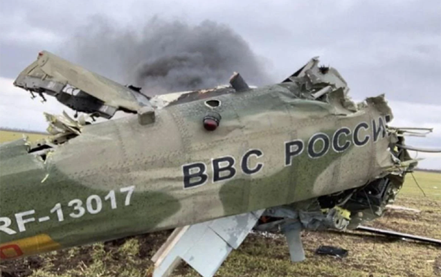 Ukrayna Rusiyanın daha 1 təyyarə və 4 helikopterini vurdu