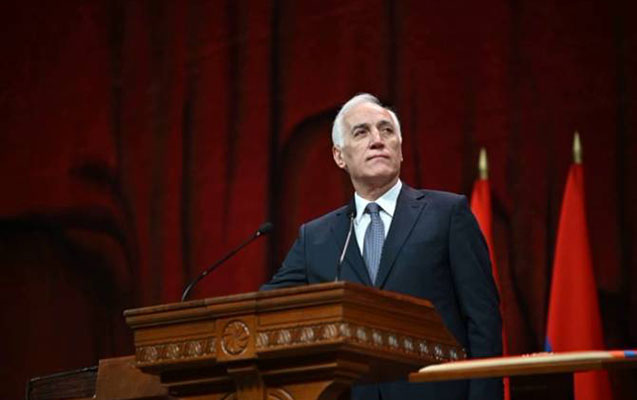 Ermənistanın beşinci prezidenti and içdi