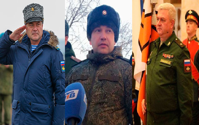 Ukraynada öldürülən rus generallarının - Siyahısı