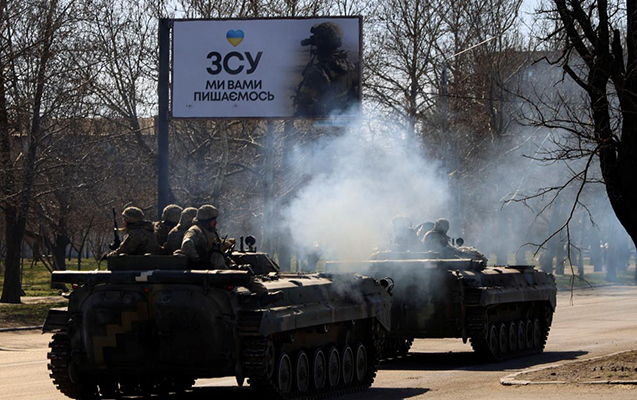 Ukrayna Donetskin Marinka şəhərini geri qaytarıb