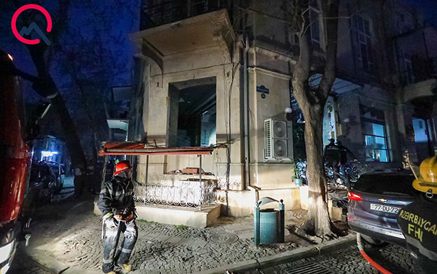 Partlayış baş verən ərazidən son görüntülər