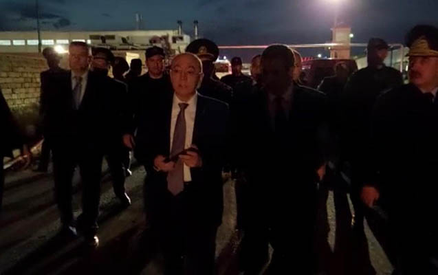 Kəmaləddin Heydərov yanğın baş verən ərazidə
