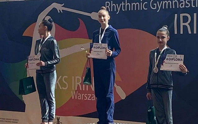 Bədii gimnastlarımız Polşada iki medal qazandı