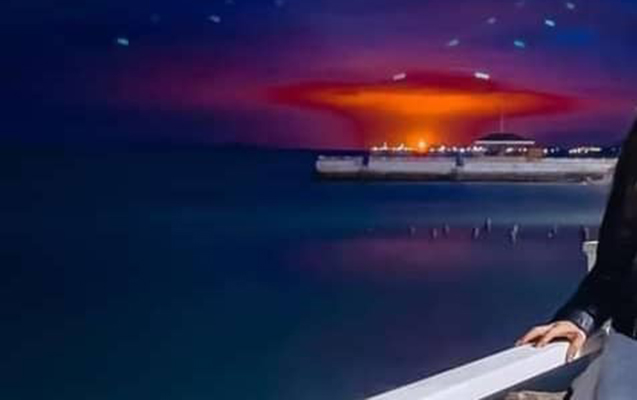 Bakıda səmada görünən işıq nədir?