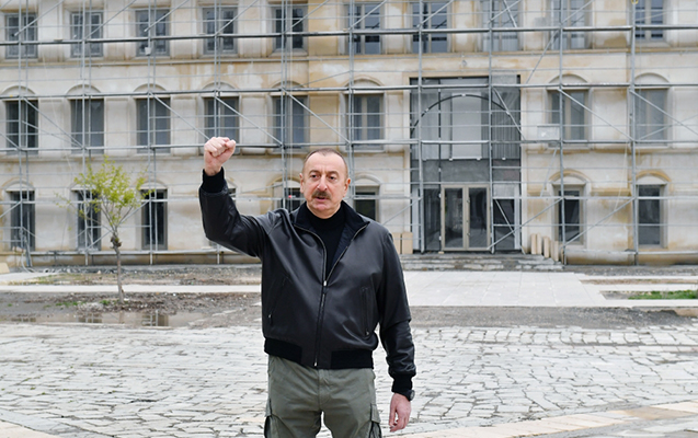 İlham Əliyev Şuşadan xalqa müraciət etdi