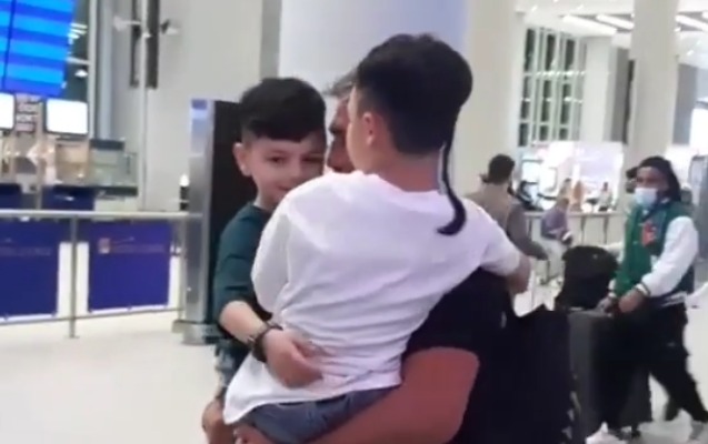 Pərviz 4 ay sonra övladları ilə belə görüşdü