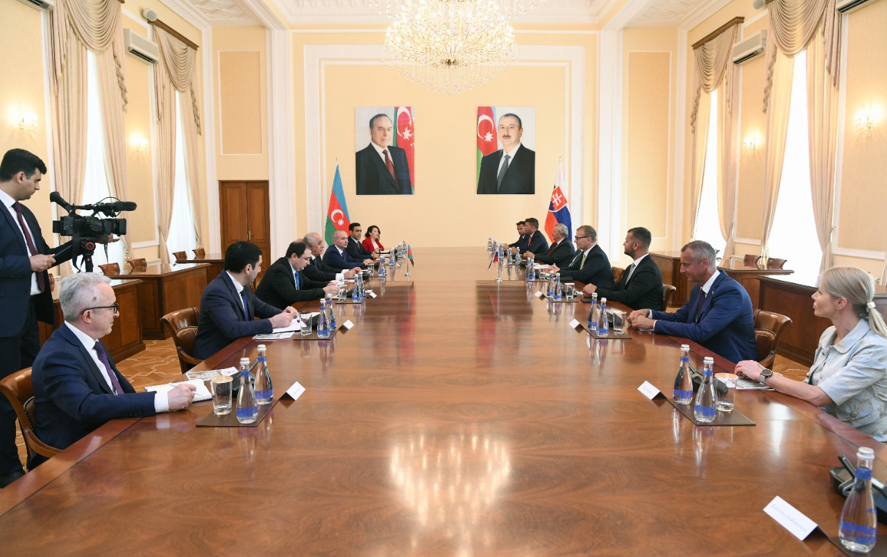 eli-esedov-slovakiya-parlamentinin-sedri-ile-gorusdu