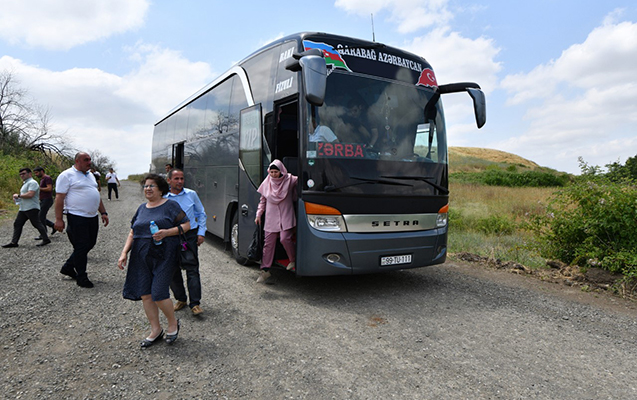 Füzuli istiqamətində şəhərlərarası ilk müntəzəm avtobus marşrutu istifadəyə verildi