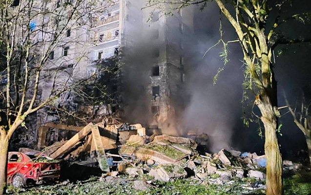 Odessaya raket zərbəsi nəticəsində ölənlərin sayı artdı - Fotolar + Yenilənib