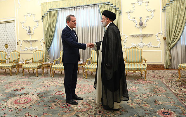 İran Prezidenti Ceyhun Bayramovu qəbul etdi - Fotolar