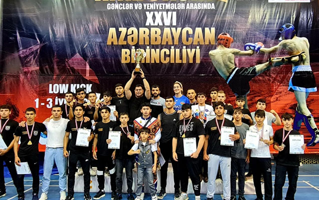Kikboksinq üzrə Azərbaycan birinciliyinin qalibləri müəyyənləşdi